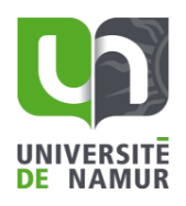 Logo de l'Université de Namur